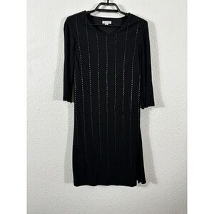 Chic Black Long Sleeve Dress